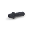 Sapim Speichennippel, Schwarz, Alu, 16 mm, Polyax, double square, secure lock