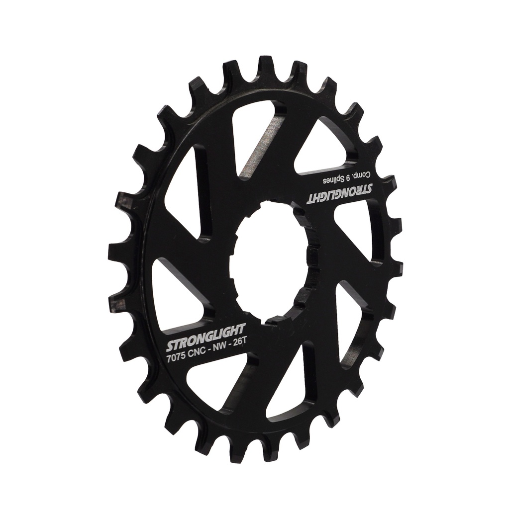 26T 9-Spline CNC Rear Sprocket with N/W