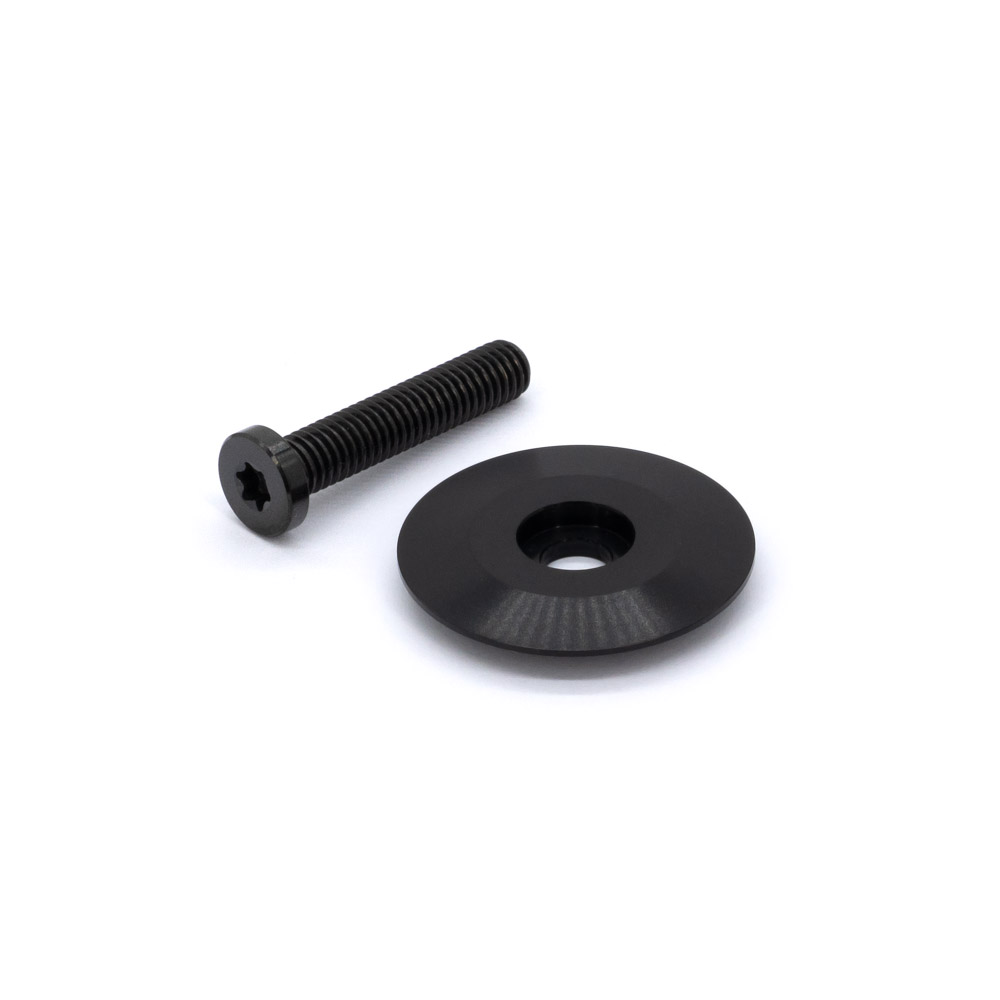 [1002683] Ahead Cap with T25 Ti Bolt (Black)