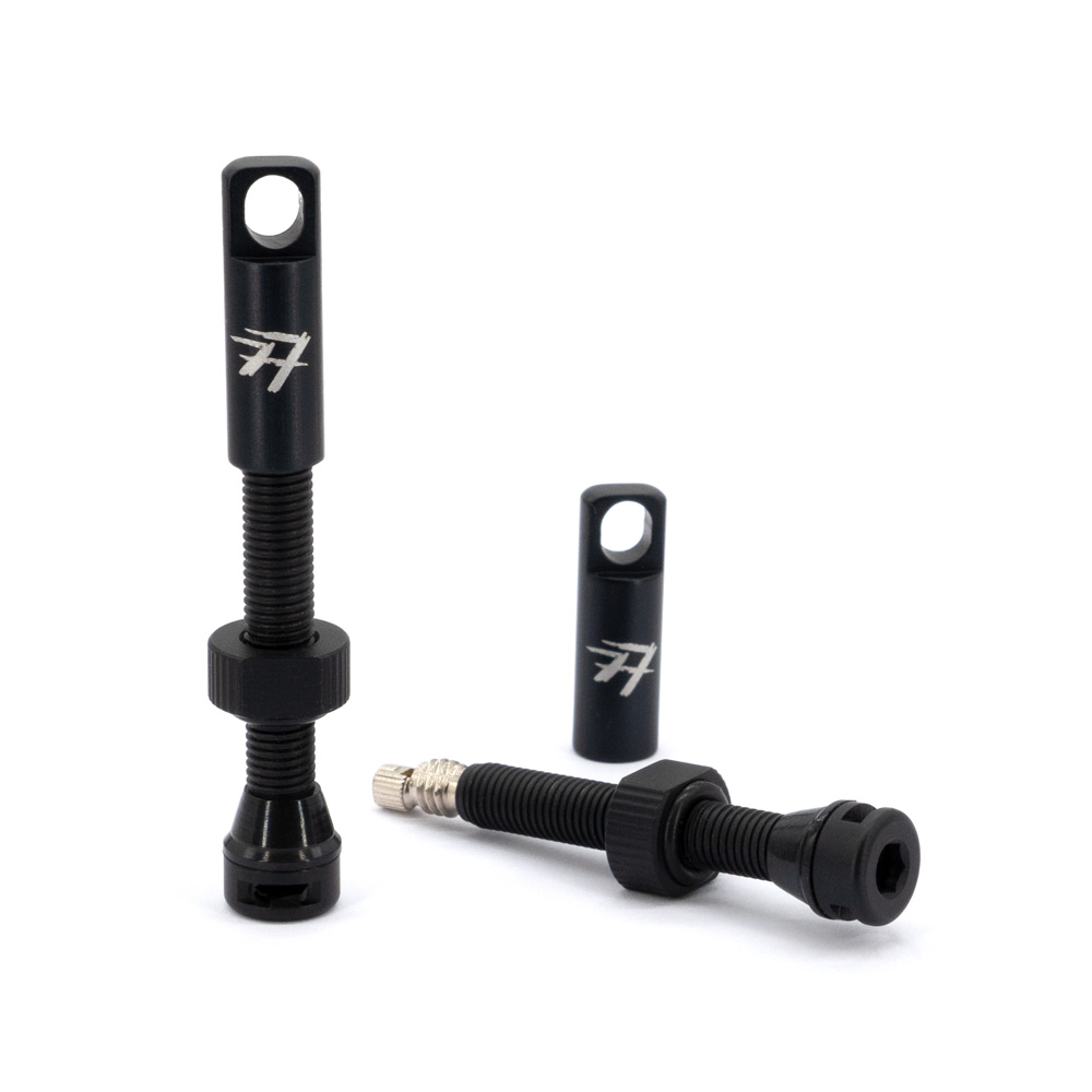 [1003196] Tubeless Valves (Set), SV 44mm (Schwarz)