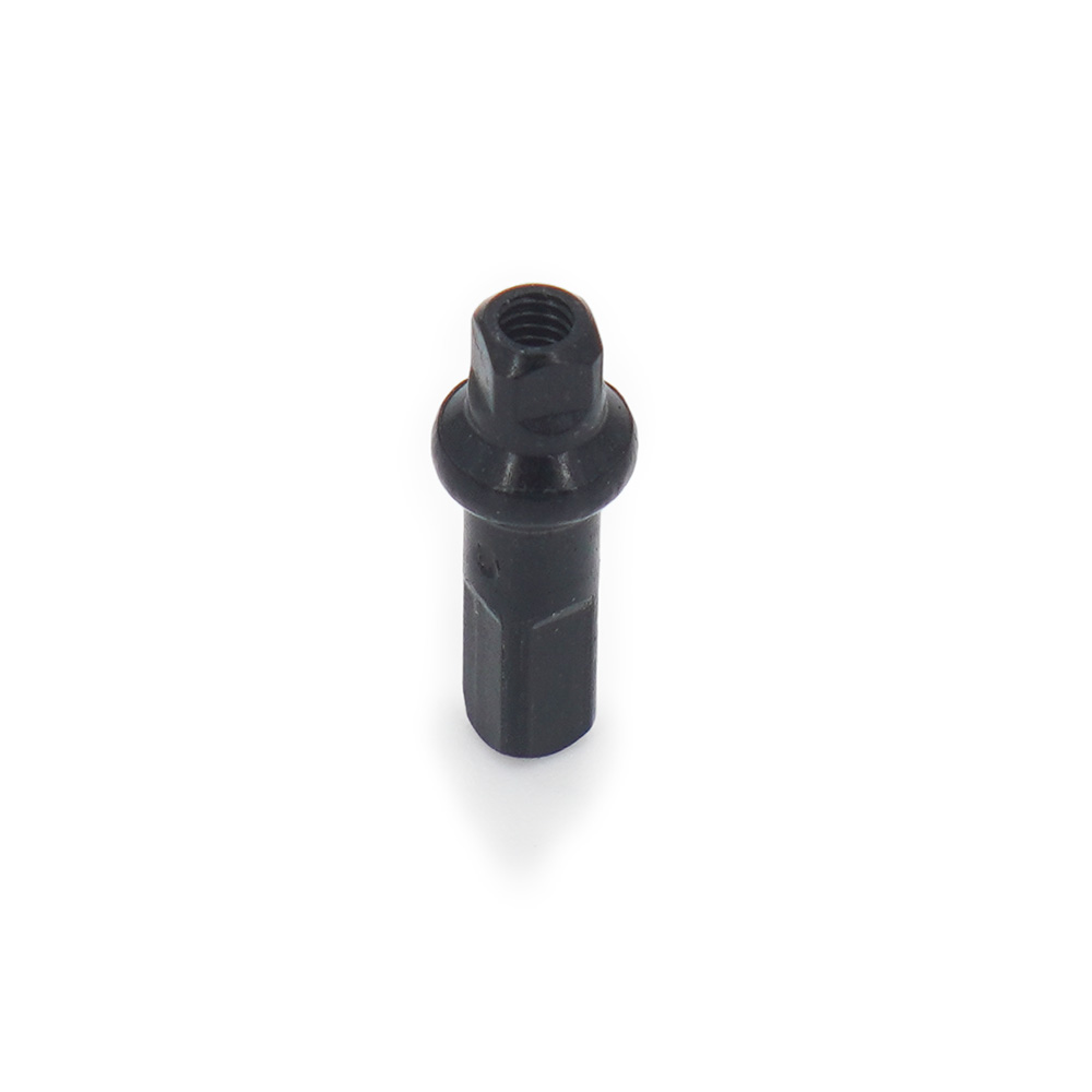 Sapim Speichennippel, Schwarz, Alu, 16 mm, Polyax, double square, secure lock