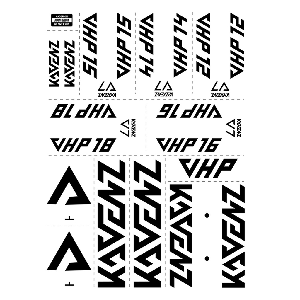 Decal Set V7 Black