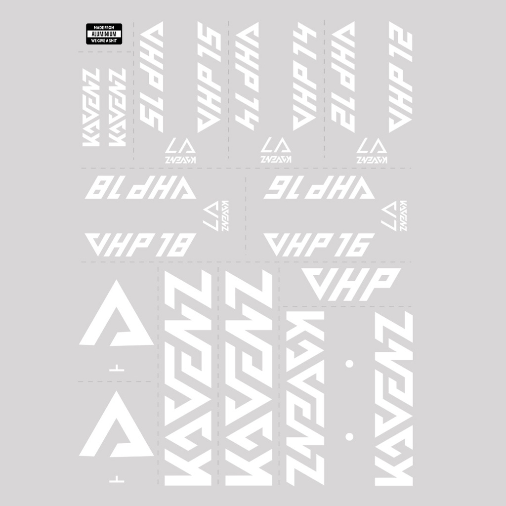 Decal Set V7 White