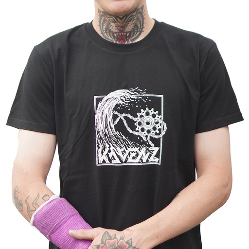 T-Shirt KAVENZ Monster Wave Black