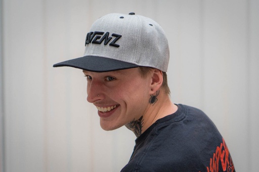 [1000360] KAVENZ Grey/Black Snapback Cap